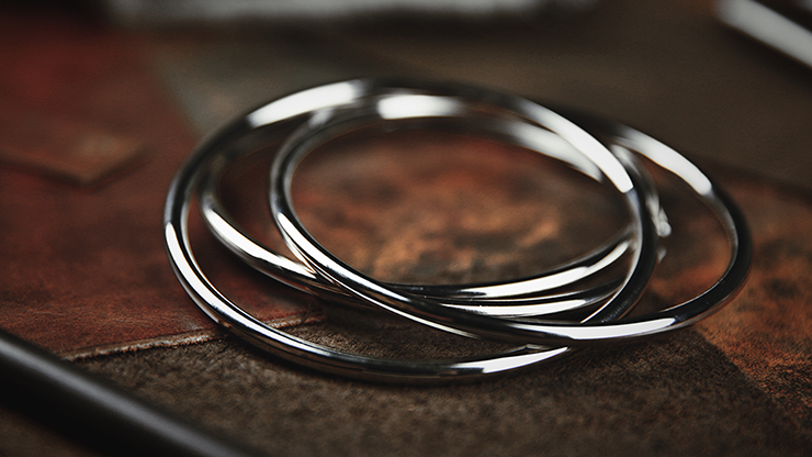 4" Linking Rings (Chrome) by TCC - Trick by Murphy's Magic Supplies, Inc.