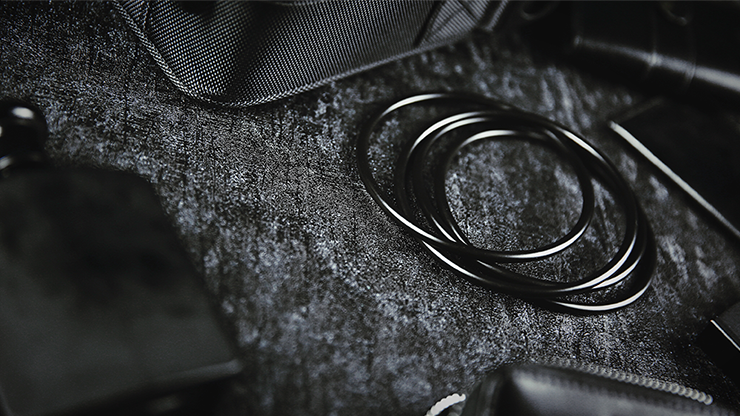 4" Linking Rings (Black) by TCC - Trick by Murphy's Magic Supplies, Inc.