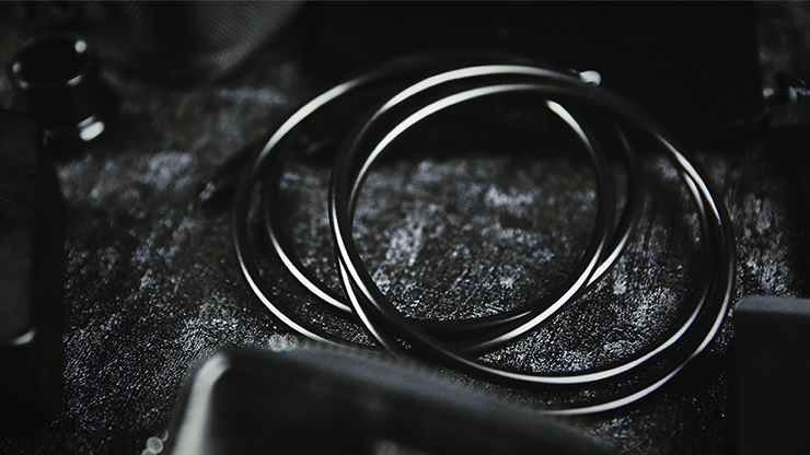 4" Linking Rings (Black) by TCC - Trick by Murphy's Magic Supplies, Inc.