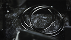 4" Linking Rings (Black) by TCC - Trick by Murphy's Magic Supplies, Inc.