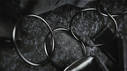 4" Linking Rings (Black) by TCC - Trick by Murphy's Magic Supplies, Inc.