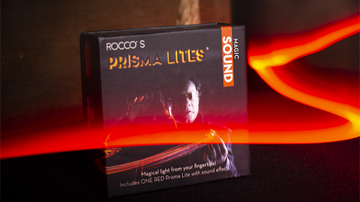 Rocco's Prisma Lites SOUND Single (Magic/Red) - Trick by Murphy's Magic Supplies, Inc.