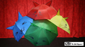 Umbrella Production Silk by Mr. Magic (4 Umbrellas) by Murphy's Magic Supplies, Inc.