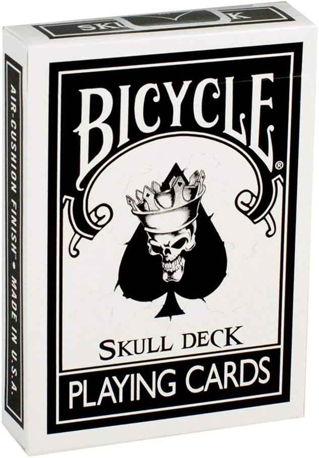 Bicycle Skull Deck Playing Cards with 4 Bonus Magic Cards