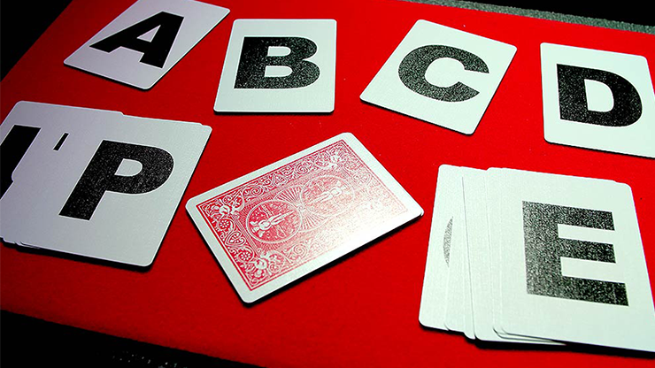 Alphabet Playing Cards Bicycle No Index by PrintByMagic by Murphy's Magic Supplies, Inc.
