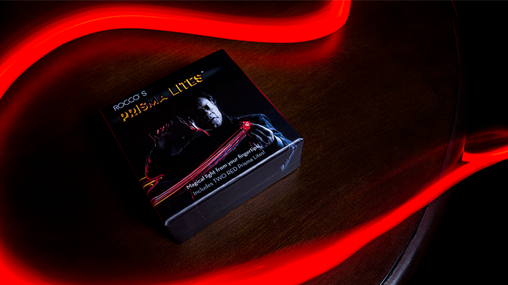 Rocco's SUPER BRIGHT Prisma Lites Pair (Red) - Trick by Murphy's Magic Supplies, Inc.