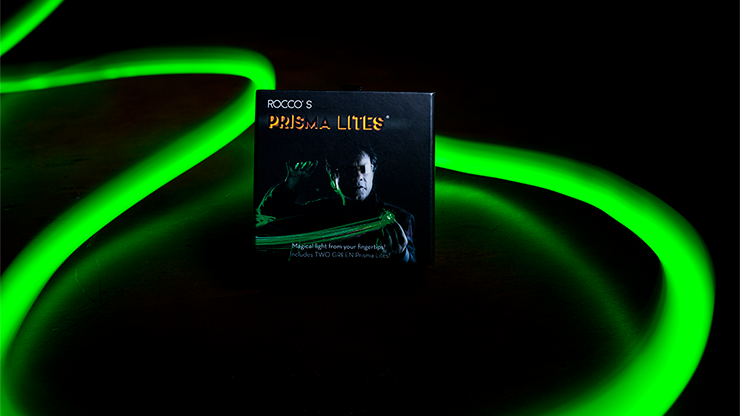 Rocco's SUPER BRIGHT Prisma Lites Pair (Green) - Trick by Murphy's Magic Supplies, Inc.