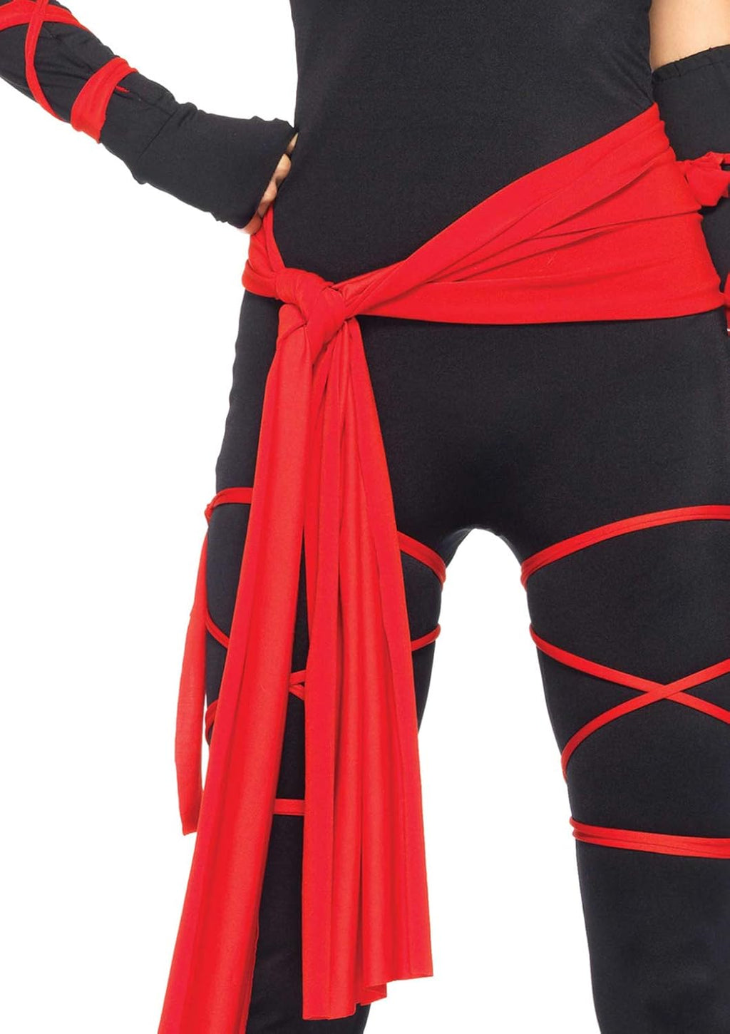Women's 4 Pc Deadly Ninja Costume Halloween deadpool by SHOMICOBOUTIQUE