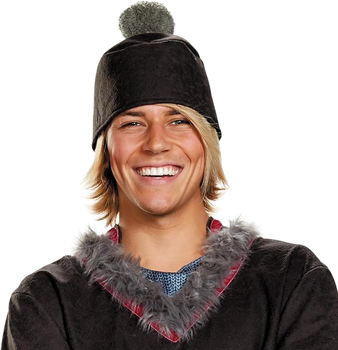 Kristoff Costume for Adults, Disney Frozen Men's Tunic with Hat, Belt and Pants and Boot Covers by HalloweenStore.com