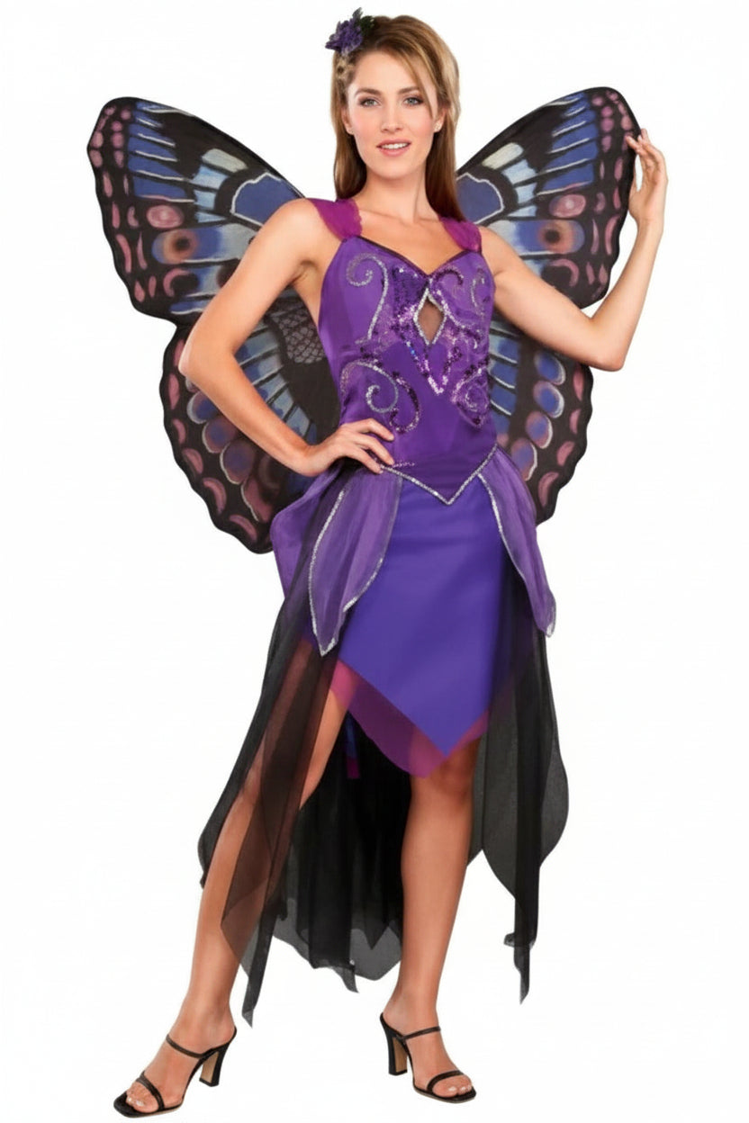 Women's Purple Butterfly Costume Standard by HalloweenStore.com