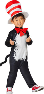 Dr. Seuss Toddler Cat in the Hat Costume by HalloweenStore.com
