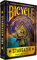 Bicycle Stargazer 204 Playing Cards – Premium Cosmic‑Themed Poker‑Size Deck of Cards with Air‑Cushion Finish, Collectible Space Galaxy Design for Cardistry, Magic Tricks, and Game Night