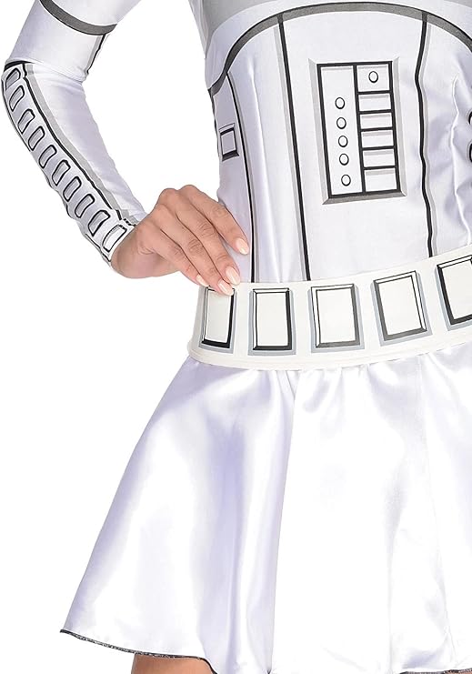 Storm Trooper Women's Star Wars White Dress by HalloweenStore.com