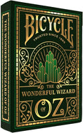 Bicycle Wizard of Oz Playing Cards, Oz Inspired Playing Card Deck, Emerald and Gold, 1 Deck