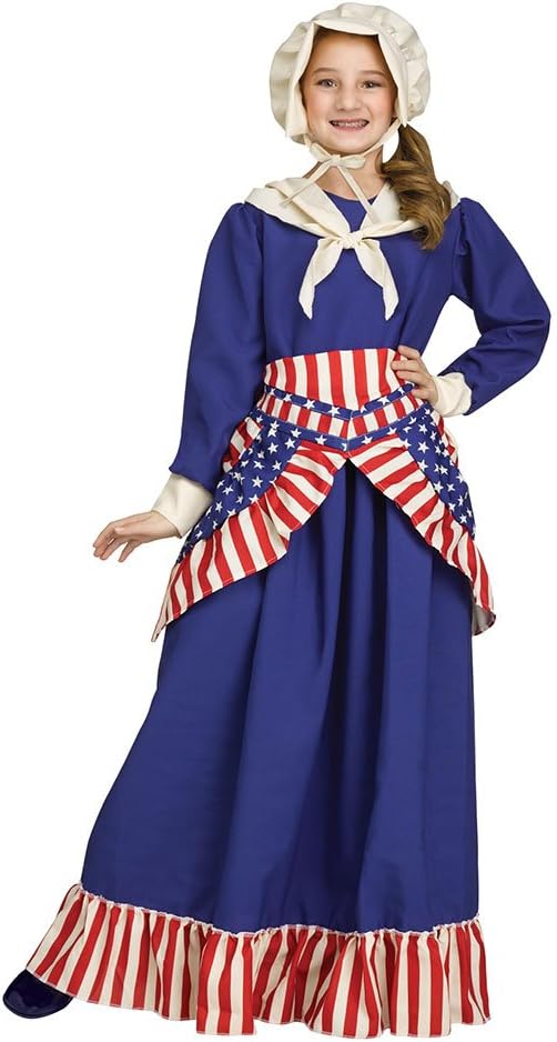 Betsy Ross Girl's Costume by HalloweenStore.com
