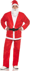 Men's Economy Felt Santa Claus Suit Costume by HalloweenStore.com
