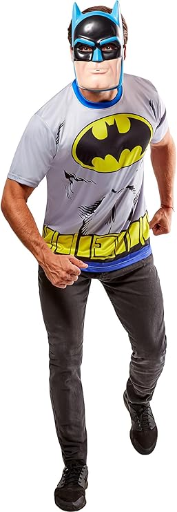 Batman Ben Cooper Mens DC Comics Costume Set by HalloweenStore.com