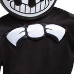 Bendy Costume for Kids, Bendy and The Ink Machine Jumpsuit by HalloweenStore.com