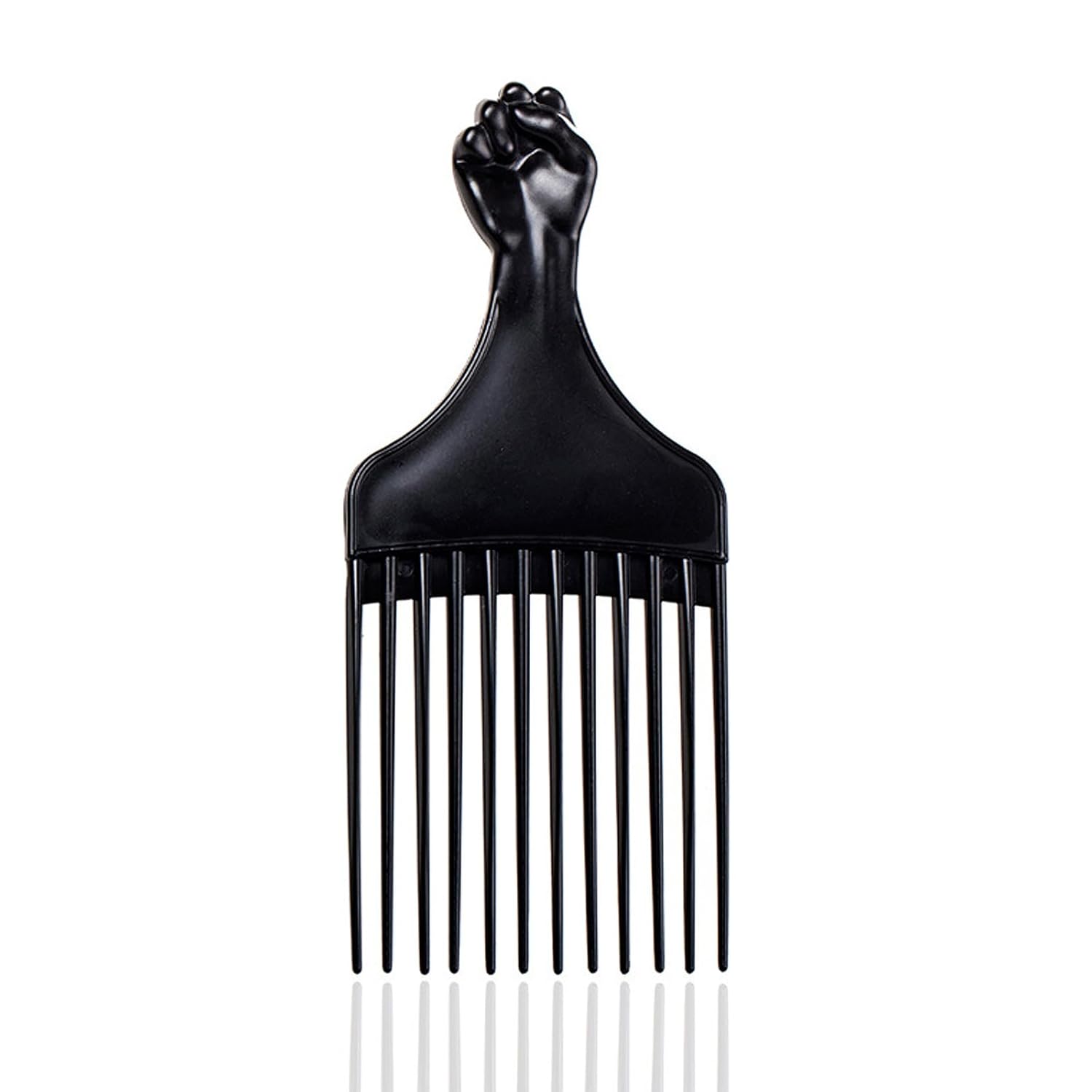 Fist Afro Pick Black Detangle Comb by HalloweenStore.com