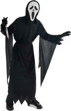 Scary Horror GhostFace Mask with Bloody Toy Knife Halloween Scream Cosplay Costume by SHOMICOBOUTIQUE