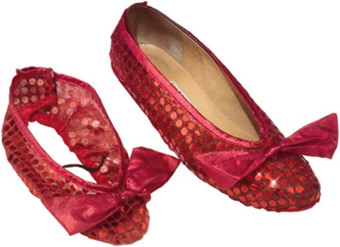 Wizard of Oz Dorothy Red Sequin Child Shoe Covers X-Small/Small by HalloweenStore.com