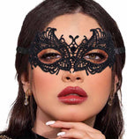 Masquerade Lace Mask Women Black Lace Masks Costume Party Proms Face Mask Halloween Eye Mask by SHOMICOBOUTIQUE