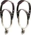 Adjustable Faux Cowboy Cowgirl Boot Spurs Plastic Spur Rodeo Gear by HalloweenStore.com