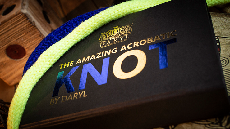Amazing Acrobatic Knot with extra knot Blue and Yellow (Gimmicks and Online Instructions) by Daryl - Trick by Murphy's Magic Supplies, Inc.