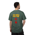 Magic Trick T-Shirt — “You Will Pick the 6” Card Trick Tee by Printify