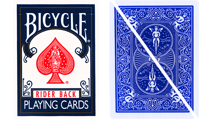 Split Pop Eyed Popper Deck Bicycle (Blue) by Murphy's Magic Supplies, Inc.