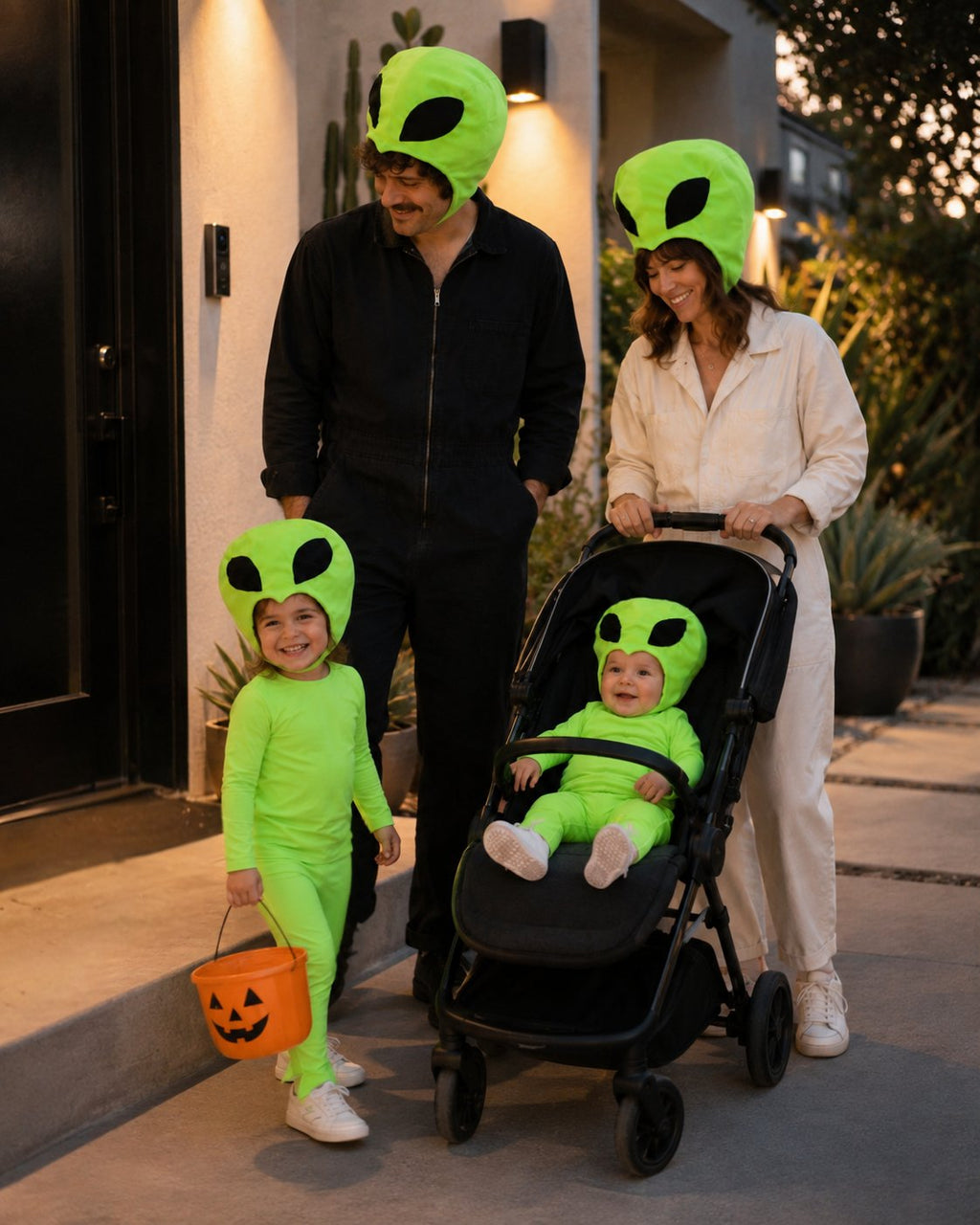 Baby Cosmic Green Alien Halloween Costume by Band of the Wild