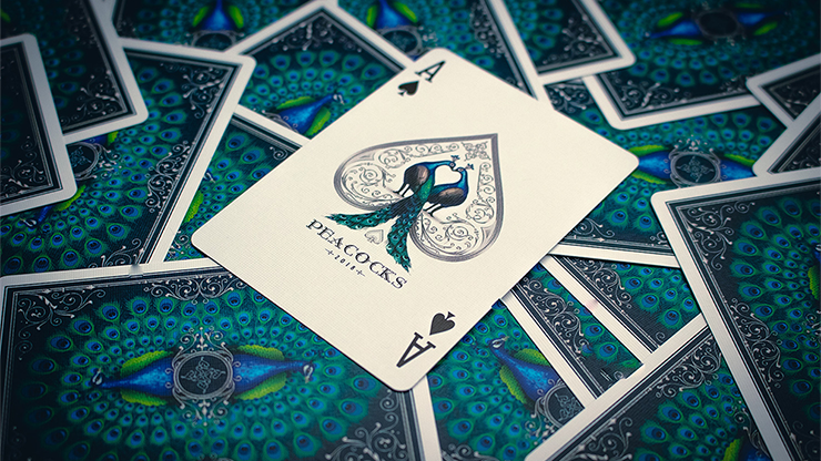 Limited Edition Peacocks Playing Cards by Rocsana Thompson by Murphy's Magic Supplies, Inc.