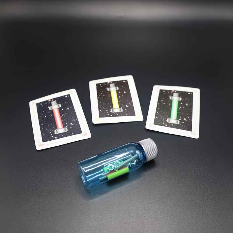 The Magic Prop, Mind Screw, Is a Mentalism Trick Where The Audience Randomly Selects a Card, And The Screws of The Same Color Will Automatically Loosen. It's Perfect for Close-Up Magic Performances at Parties And Gatherings