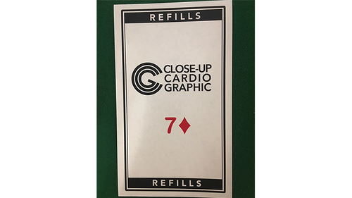 7D Refill Close-up Cardiographic by Martin Lewis - Trick by Murphy's Magic Supplies, Inc.