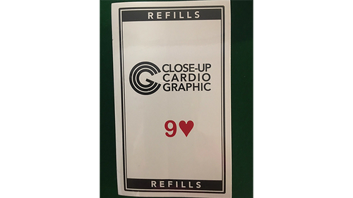 9H Refill Close-up Cardiographic by Martin Lewis - Trick by Murphy's Magic Supplies, Inc.