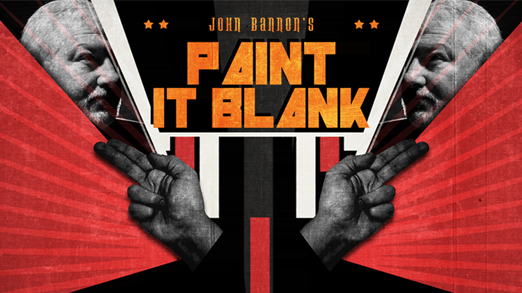 BIGBLINDMEDIA Presents John Bannon's Paint It Blank (Gimmicks and DVD) - DVD by Murphy's Magic Supplies, Inc.