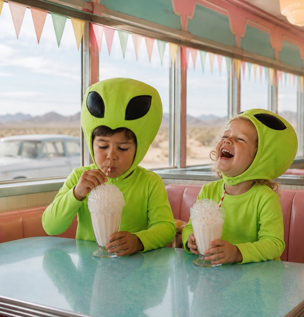Cosmic Green Alien Halloween Costume by Band of the Wild