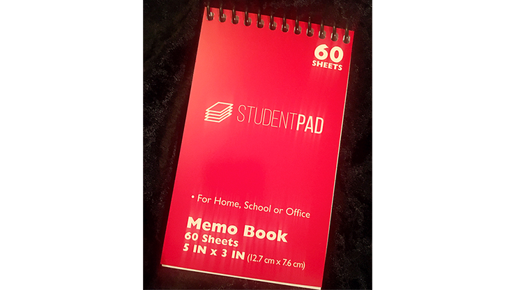 SvenPadÂ® KoD Memo Pad (Red, Single) - Trick