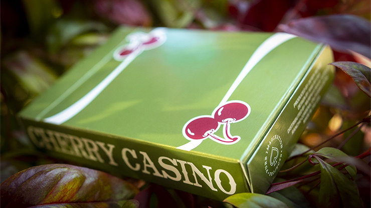 Cherry Casino (Sahara Green) Playing Cards by Pure Imagination Projects by Murphy's Magic Supplies, Inc.