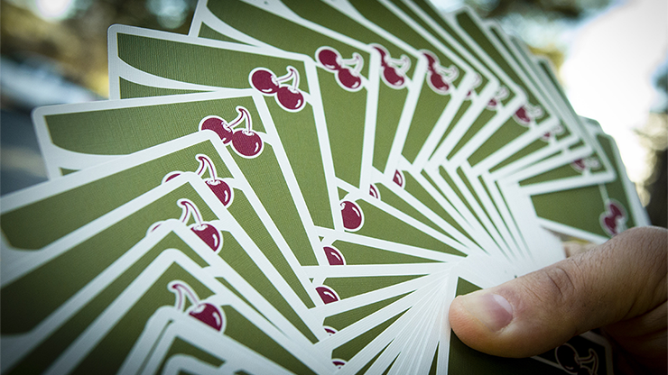 Cherry Casino (Sahara Green) Playing Cards by Pure Imagination Projects by Murphy's Magic Supplies, Inc.