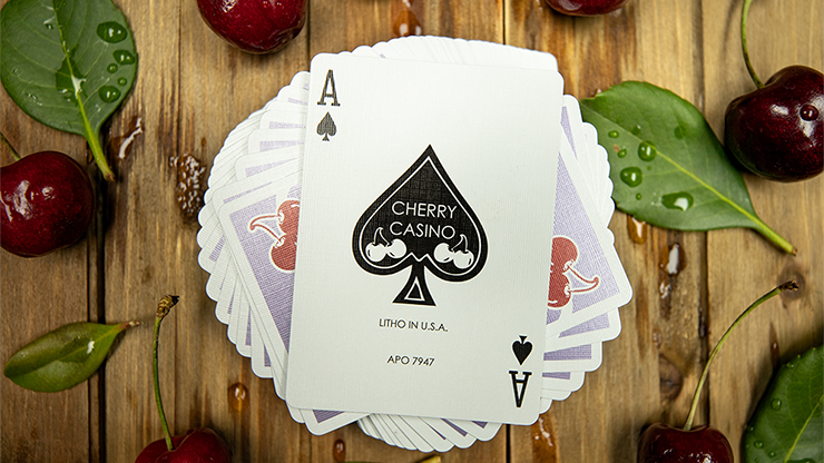 Cherry Casino (Desert Inn Purple) Playing Cards by Pure Imagination Projects by Murphy's Magic Supplies, Inc.