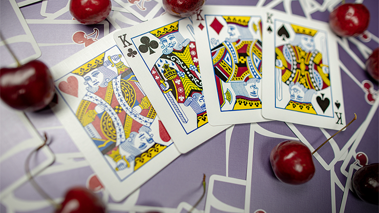 Cherry Casino (Desert Inn Purple) Playing Cards by Pure Imagination Projects by Murphy's Magic Supplies, Inc.