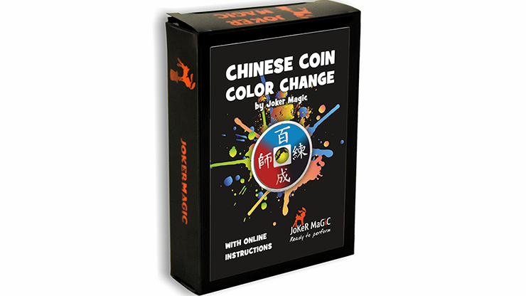 Chinese Coin Color Change (Gimmicks and Online Instructions) by Joker Magic - Trick by Murphy's Magic Supplies, Inc.