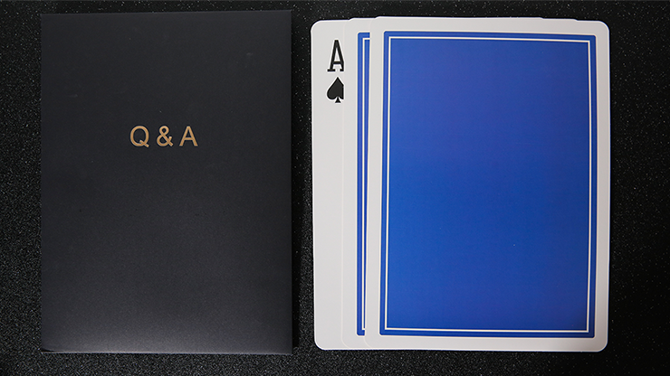 Q & A Jumbo Three Card Monte by TCC - Trick by Murphy's Magic Supplies, Inc.