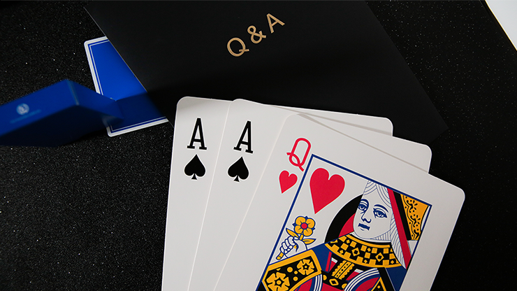 Q & A Jumbo Three Card Monte by TCC - Trick by Murphy's Magic Supplies, Inc.