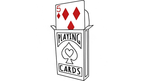 Cardiographic Lite RED CARD 5 of Diamonds Refill by Martin Lewis - Trick by Murphy's Magic Supplies, Inc.