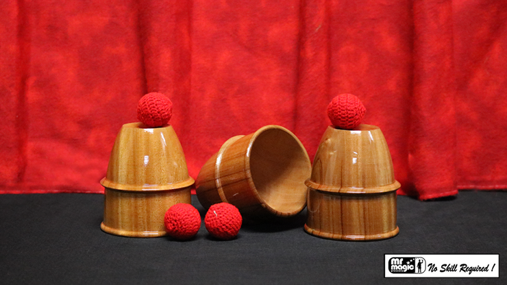 Cups and Balls (Wooden) by Mr. Magic by Murphy's Magic Supplies, Inc.