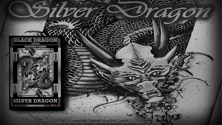 Silver Dragon (Standard Edition) Playing Cards by Craig Maidment by Murphy's Magic Supplies, Inc.