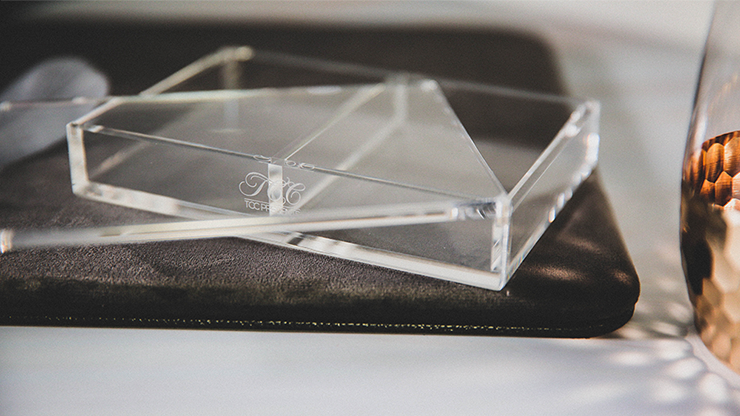 Crystal Playing Card Display 2 Deck Case by TCC - Trick by Murphy's Magic Supplies, Inc.