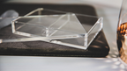 Crystal Playing Card Display 2 Deck Case by TCC - Trick by Murphy's Magic Supplies, Inc.